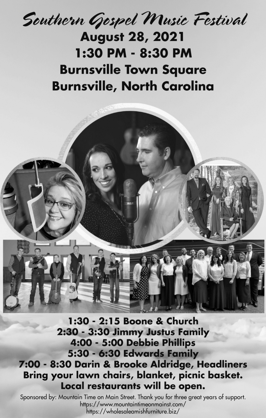 Southern Gospel Music Festival, Mountain Times, Boone, NC